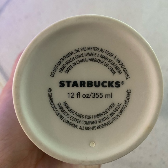 Starbucks ceramic tumbler to go coffee mug - Picture 3 of 3